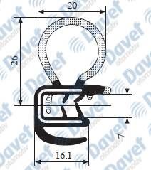 UCPA 13M016 Kapi Fitili On Mondeo Iii 00-07  ####